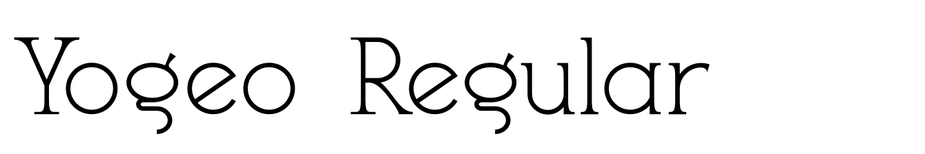 Yogeo Regular